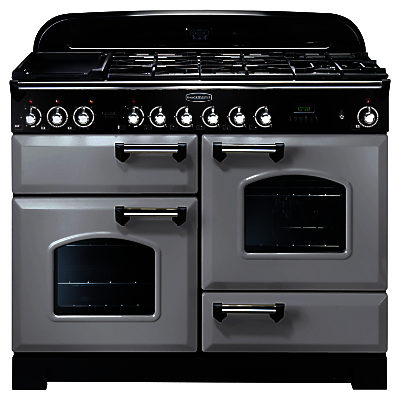 Rangemaster Classic Deluxe 110 Dual Fuel Range Cooker Royal Pearl